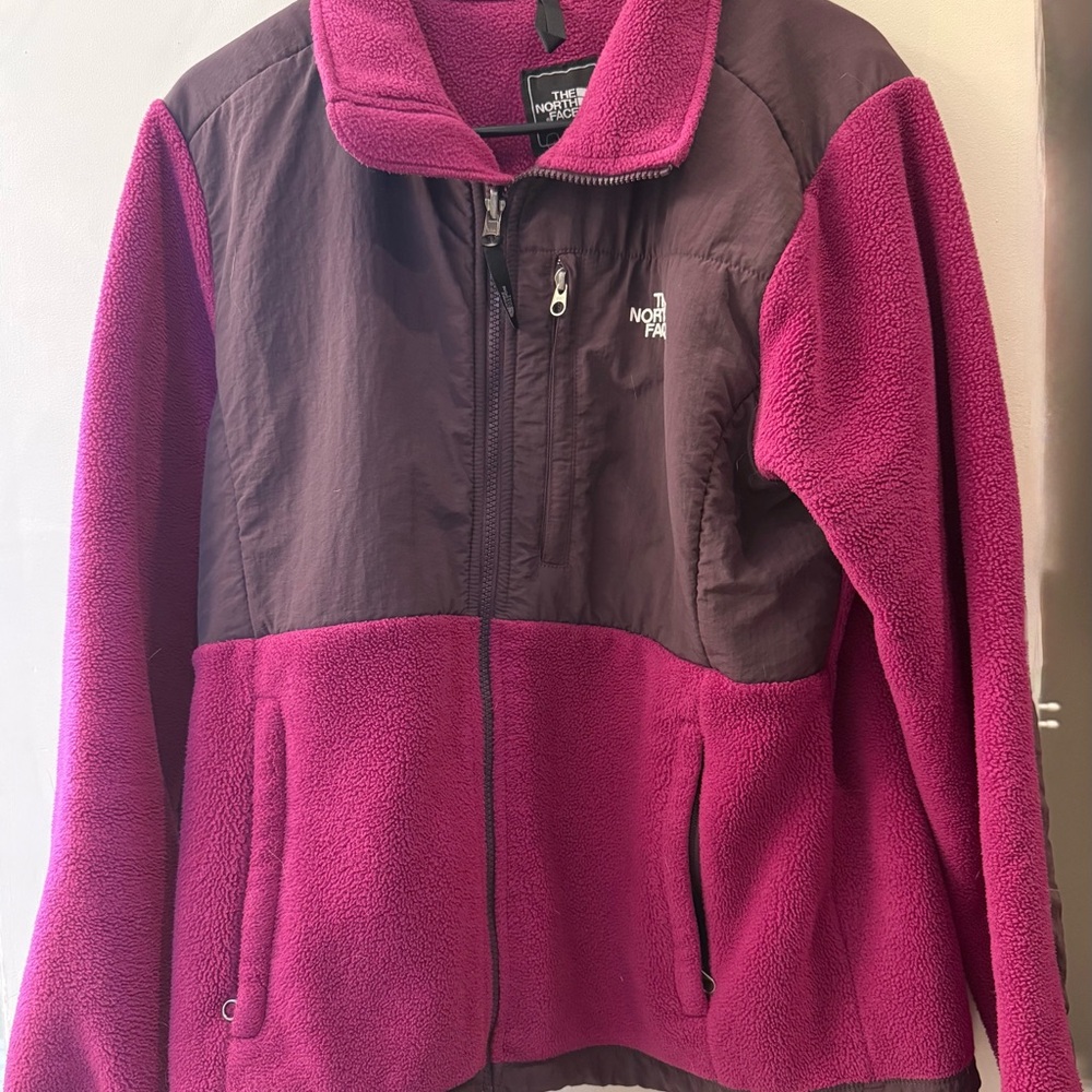 The North Face Pink & Brown Fleece Jacket